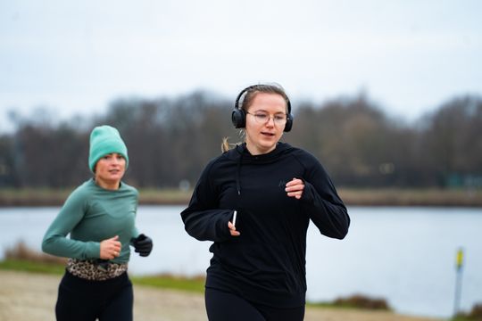 Bieg morsa oraz morsowanie nad zalewem Borki (zdjęcia)
