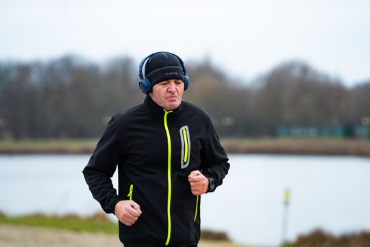 Bieg morsa oraz morsowanie nad zalewem Borki (zdjęcia)