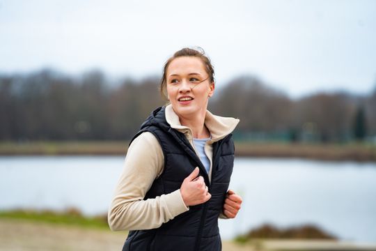 Bieg morsa oraz morsowanie nad zalewem Borki (zdjęcia)