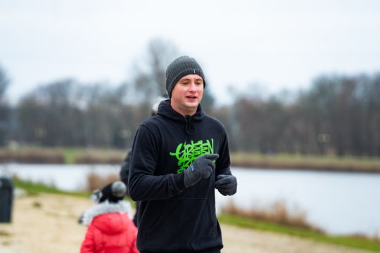 Bieg morsa oraz morsowanie nad zalewem Borki (zdjęcia)