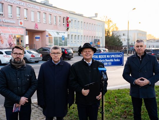 Konferencja prasowa PiS dot. Radomskiego Szpitala Specjalistycznego (zdjęcia)