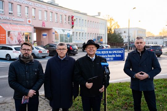 Konferencja prasowa PiS dot. Radomskiego Szpitala Specjalistycznego (zdjęcia)
