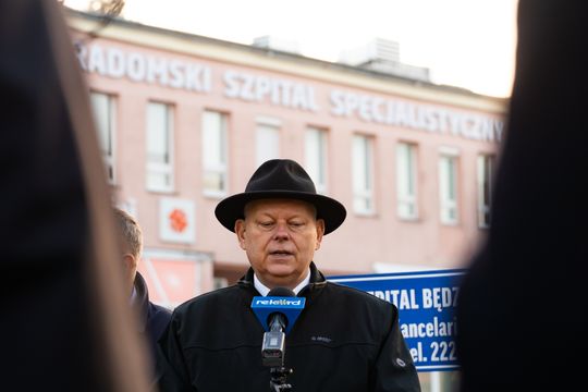 Konferencja prasowa PiS dot. Radomskiego Szpitala Specjalistycznego (zdjęcia)