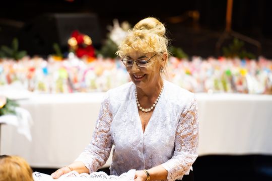 Spotkanie opłatkowe stowarzyszenia Radomski Uniwersytet Trzeciego Wieku (zdjęcia)