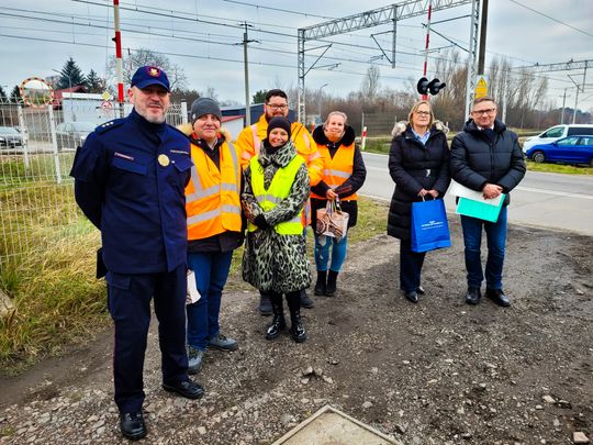 Konferencja prasowa dot. bezpieczeństwa na przejezdach kolejowych (zdjęcia)
