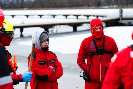 Bezpieczne morsowanie z WOPR (zdjęcia)