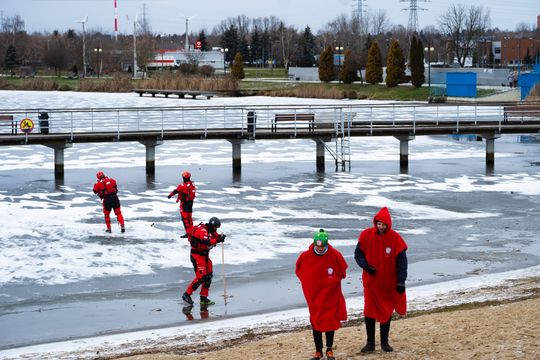 Bezpieczne morsowanie z WOPR (zdjęcia)