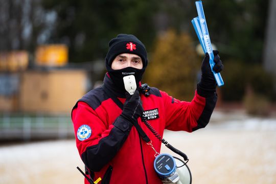 Bezpieczne morsowanie z WOPR (zdjęcia)