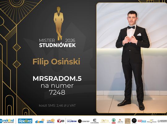 Mister Studniówek 2026 - zobaczcie kandydatów!