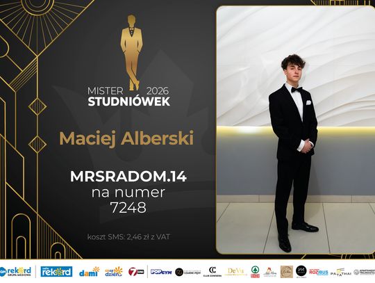 Mister Studniówek 2026 - zobaczcie kandydatów!