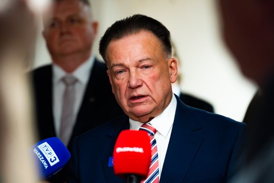 Konferencja prasowa z udziałem marszałka Adama Struzika w Radomskim Szpitalu Specjalistycznym (zdjęcia)