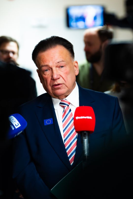 Konferencja prasowa z udziałem marszałka Adama Struzika w Radomskim Szpitalu Specjalistycznym (zdjęcia)