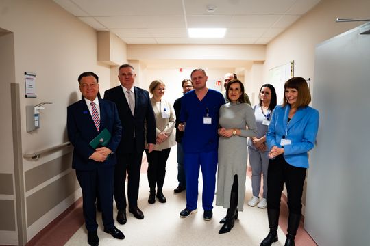 Konferencja prasowa z udziałem marszałka Adama Struzika w Radomskim Szpitalu Specjalistycznym (zdjęcia)