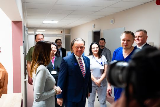 Konferencja prasowa z udziałem marszałka Adama Struzika w Radomskim Szpitalu Specjalistycznym (zdjęcia)