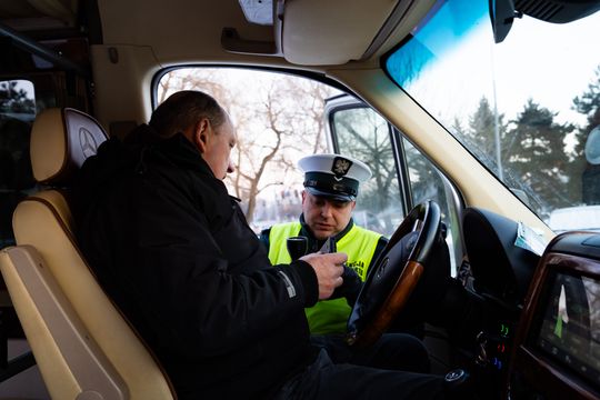Akcja dot. bezpieczeństwa w transporcie drogowym (zdjęcia)