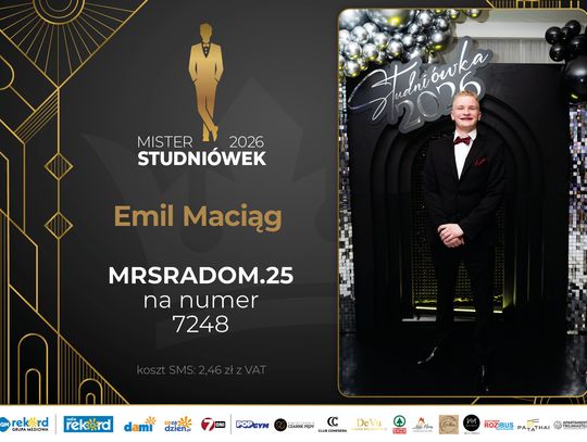 Mister Studniówek 2026 - zobaczcie kandydatów!