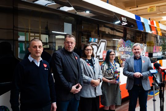 Konferencja prasowa dot. udziału MPK w 34 Finale WOŚP (zdjęcia)
