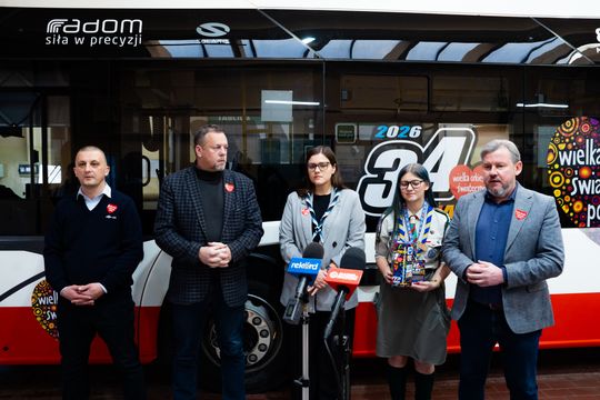 Konferencja prasowa dot. udziału MPK w 34 Finale WOŚP (zdjęcia)