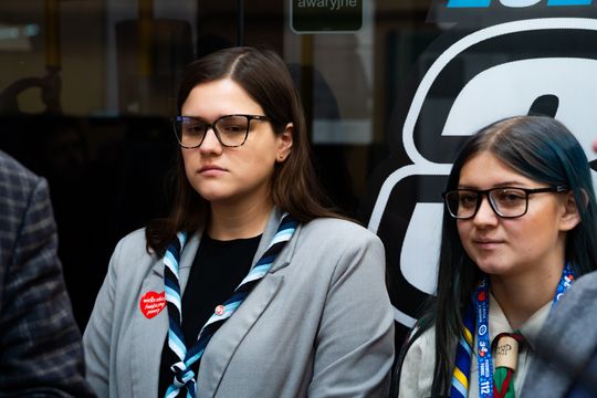 Konferencja prasowa dot. udziału MPK w 34 Finale WOŚP (zdjęcia)