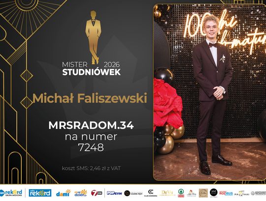 Mister Studniówek 2026 - zobaczcie kandydatów!