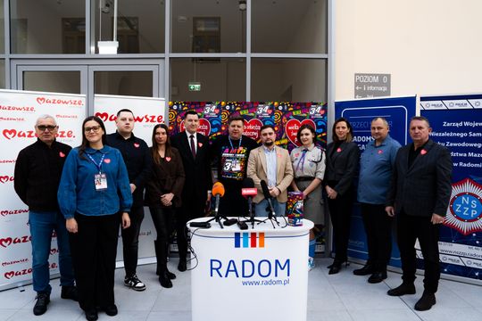 Konferencja prasowa dot. 34 Finału WOŚP w Radomiu (zdjęcia)