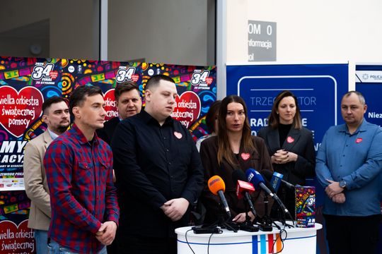 Konferencja prasowa dot. 34 Finału WOŚP w Radomiu (zdjęcia)