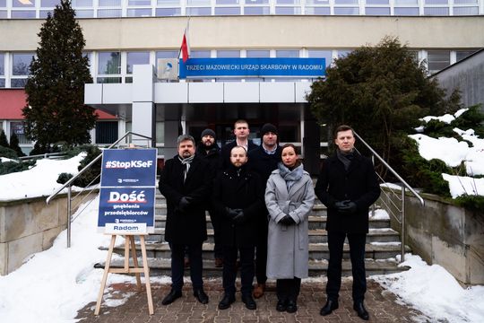 Konferencja prasowa dot.  planowanego wdrożenia KSeF (zdjęcia)