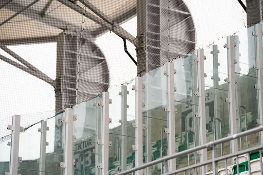 Ostatnie prace na sektorze dla gości na stadionie przy Struga (zdjęcia)