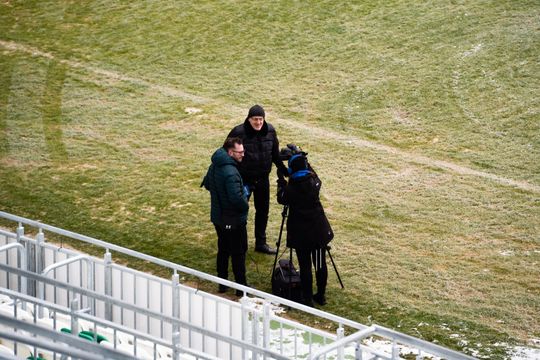 Ostatnie prace na sektorze dla gości na stadionie przy Struga (zdjęcia)