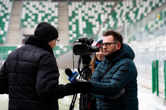 Ostatnie prace na sektorze dla gości na stadionie przy Struga (zdjęcia)