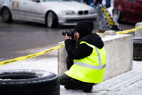 Charytatywny Drift Show na terenie E.Leclerc Radom (zdjęcia)