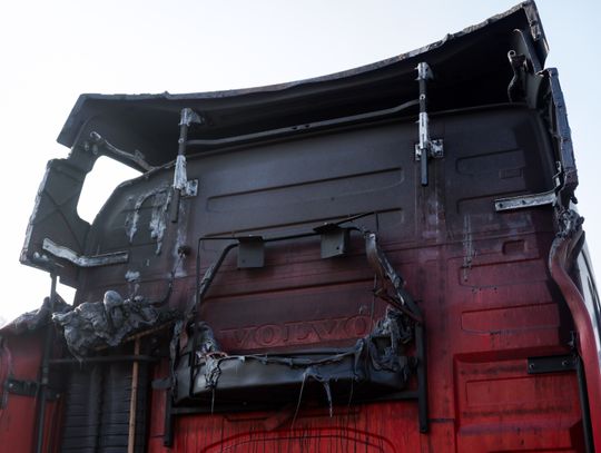 Warsztat w Milejowicach po pożarze (zdjęcia)