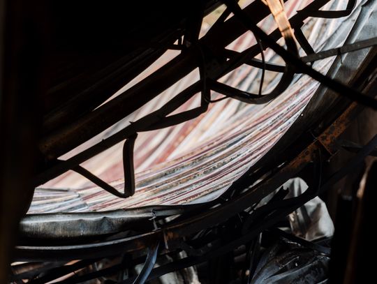 Warsztat w Milejowicach po pożarze (zdjęcia)