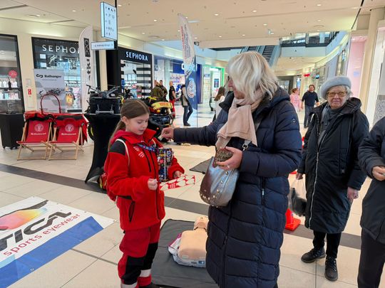 ŚLWOPR z Radomia w czasie 34. Finału WOŚP