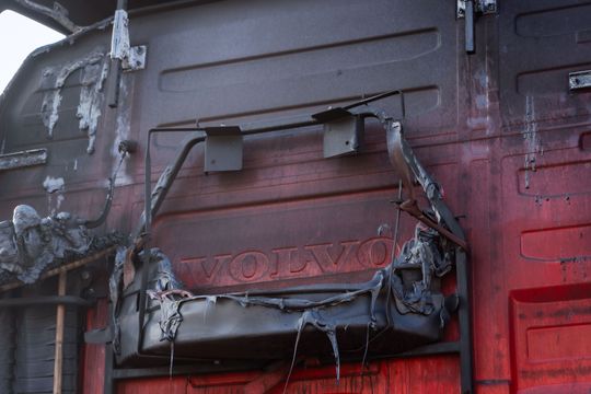 Warsztat w Milejowicach po pożarze (zdjęcia)