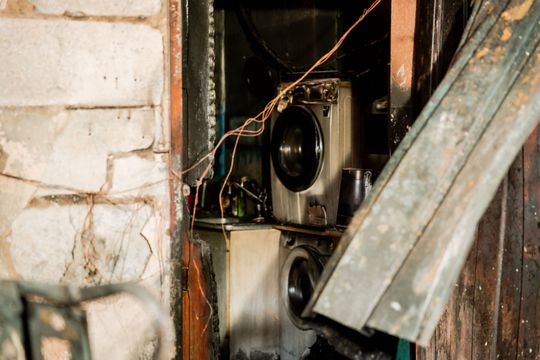 Warsztat w Milejowicach po pożarze (zdjęcia)