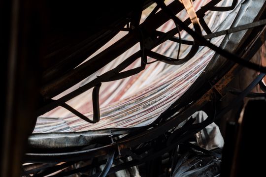 Warsztat w Milejowicach po pożarze (zdjęcia)