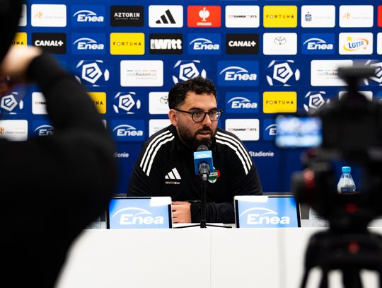 Przedmeczowa konferencja prasowa z trenerem Radomiaka Radom (zdjęcia)