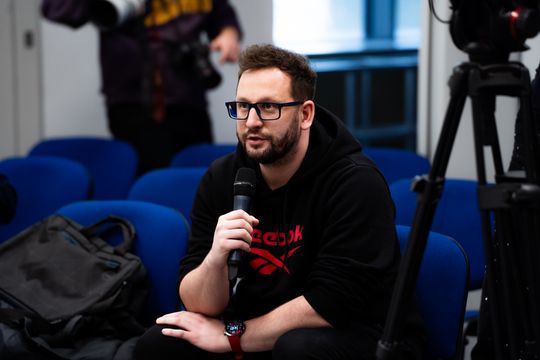 Przedmeczowa konferencja prasowa z trenerem Radomiaka Radom (zdjęcia) Przedmeczowa konferencja prasowa z trenerem Radomiaka Radom (zdjęcia)