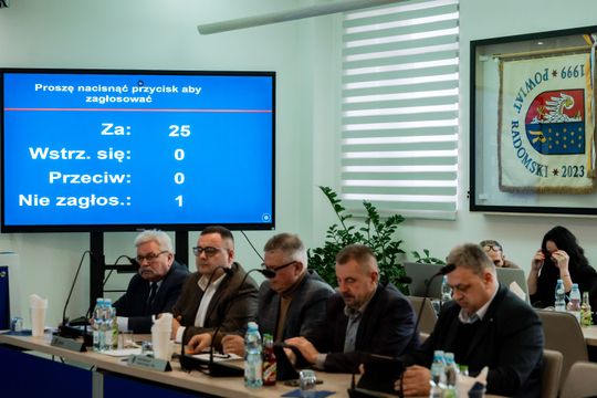 XIX sesja Rady Powiatu w Radomiu (zdjęcia)