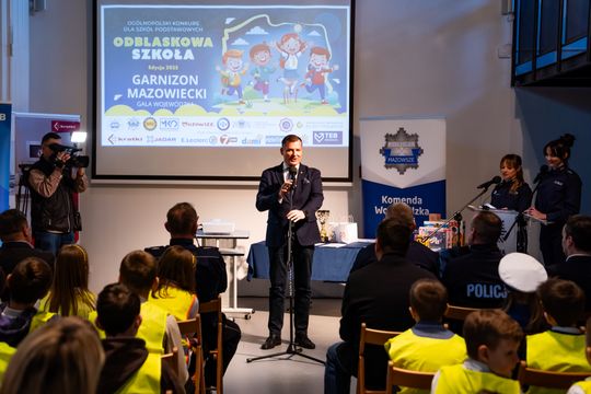 Rozstrzygnięcie konkursu Komendy Wojewódzkiej Policji dla szkół podstawowych „Odblaskowa Szkoła”  (zdjęcia)