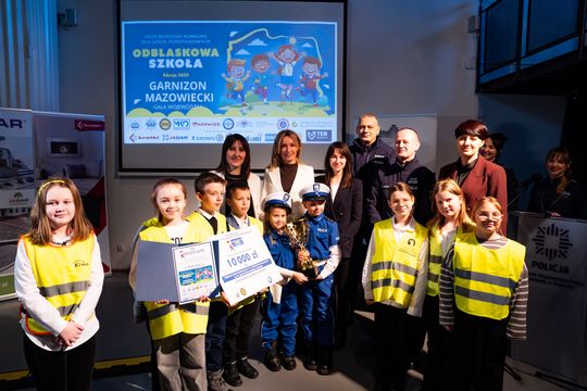 Rozstrzygnięcie konkursu Komendy Wojewódzkiej Policji dla szkół podstawowych „Odblaskowa Szkoła”  (zdjęcia)
