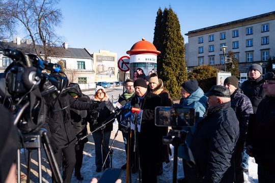 Konferencja prasowa posła Marka Suskiego (zdjęcia)
