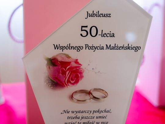 Jubileusz 50 lat pożycia małżeńskiego - Złote Gody w Jastrzębi (zdjęcia)