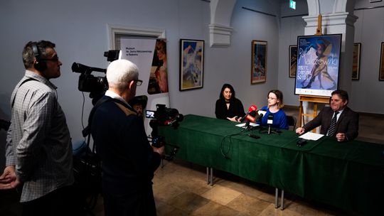 Konferencja prasowa w Muzeum im. Jacka Malczewskiego w Radomiu (zdjęcia)
