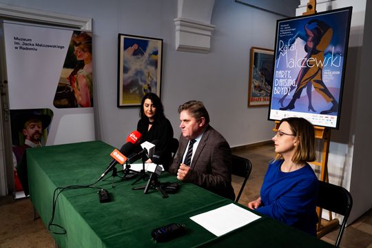 Konferencja prasowa w Muzeum im. Jacka Malczewskiego w Radomiu (zdjęcia)