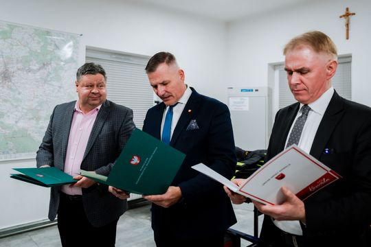 Przekazanie sprzętu OSP Ruda Mała (zdjęcia)