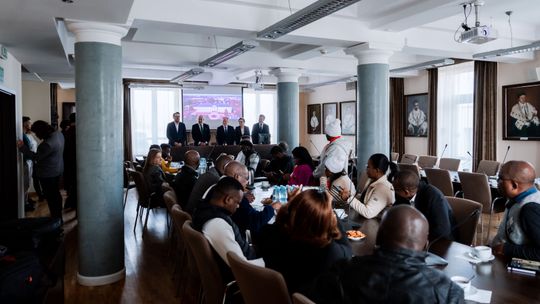 Wizyta przedstawicieli z Angoli na Uniwersytecie Radomskim (zdjęcia)