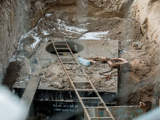 Budowa zbiornika retencyjnego na Placu Ołdakowskiego (zdjęcia)