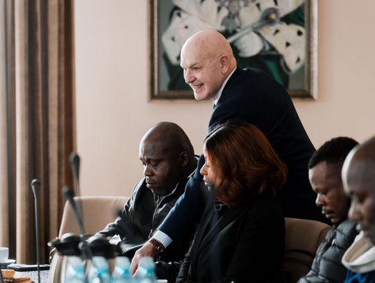 Wizyta przedstawicieli z Angoli na Uniwersytecie Radomskim (zdjęcia)